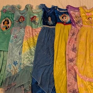 Disney Princess Nightgown Set Of 7